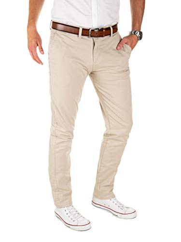 Yazubi Homme Pantalon Chino avec Ceinture Chino Coton Dustin Chino Homme Slim Garcon, Beige (Plaza Taupe 161105), W29/L30 - Image 4