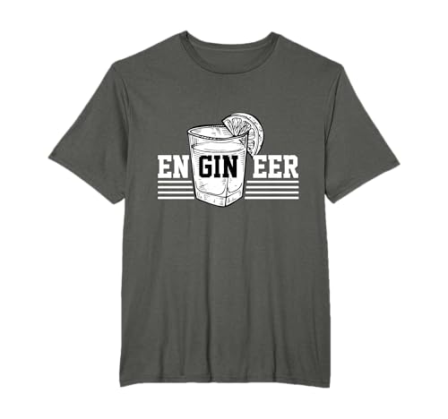 Ingegneria Humor T-Shirt Professionale Gin Maglietta