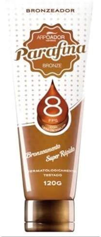 Parafina Bronze Bronzeador Solar Cera De Abelha Fps8 Bege 120 G