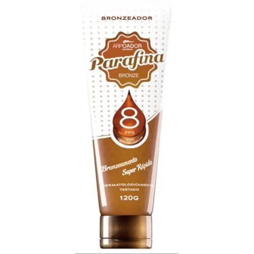 Parafina Bronze Solar Bronzer Cera de Abelha FPS 8 Bege 120 g