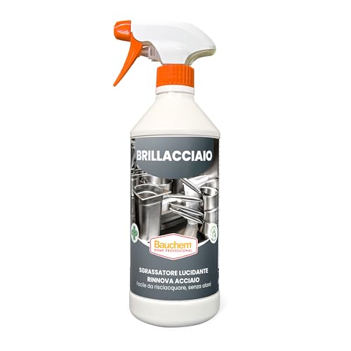 Bauchem Brillacciaio Sgrassatore Lucidante per Acciaio ml 750