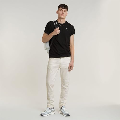 G-STAR Raw - Mens 3301 Slim Jeans, Color 3D Lt Chalk Gd, Size: 27W x 32L4