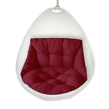 Firulab Cojín para Silla de Patio,Cojín de Apoyo para Respaldo de Silla de Escritorio para Silla Tipo Hamaca Tipo Huevo - Cojín Lavable para Respaldo de Silla de Escritorio, cojín para Silla