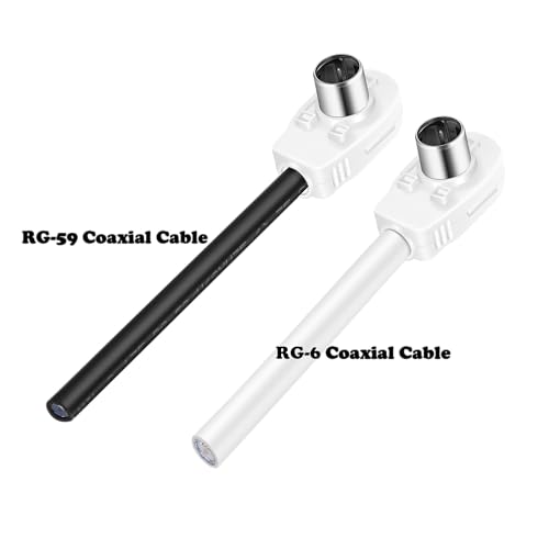 Conector coaxial 90° F-type macho 3 unidades miniatura 4