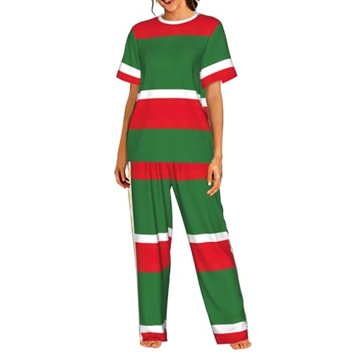 Pyjama République tchétchène ensemble femme manches courtes pour l'été