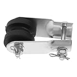 ORFOFE Ceiling Fan Mounting Tool Vintage Iron Wheel Pulley Universal Fit for Pendant Lights Quick Installation Secure Attachment