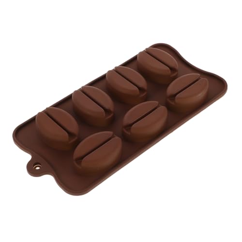 Alipis Molde Silicona Granos Café Flexible Cavidades Molde Cubitos Café para Chocolate Gelatina Horno Microondas Postres