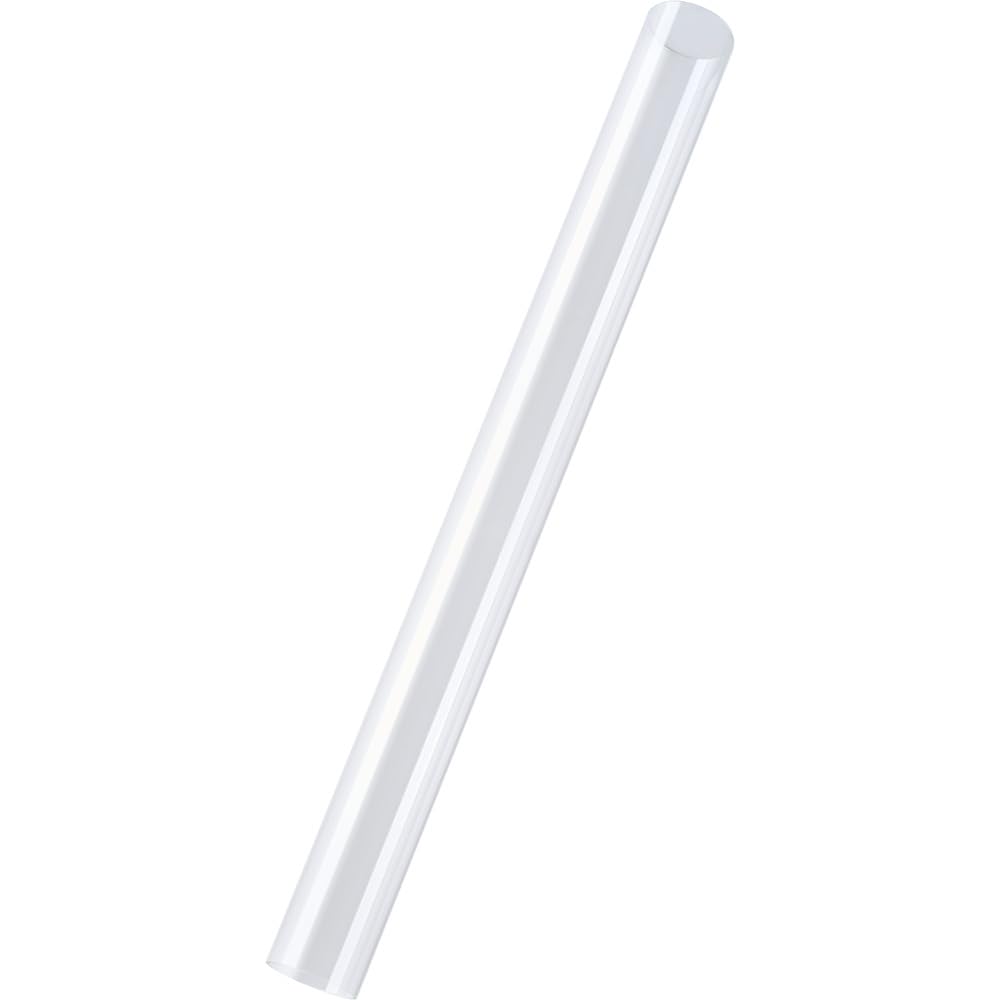 Glasröhre für Feuerrohr - Ø 80 mm Ersatz-Rohr Pelletfackel - Borosilikat-Glas - hitzebeständiges Glasrohr - Ersatzglas