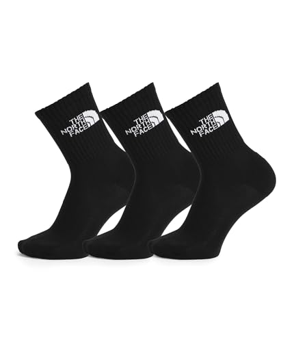 THE NORTH FACE Everyday Standard Crew Sock | 3-pack Breathable Socks for Men & Women With Light Padding & Ergonomic Toe Box
