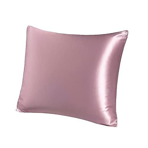 PiccoCasa 100% Silk Pillowcase for Hair and Skin Both Side 400 Thread Count 19 Momme Silk Pillow Cases with Hidden Zipper