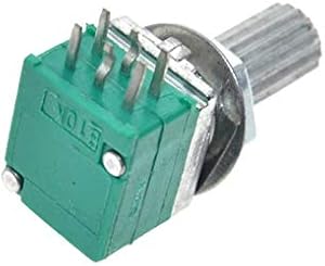 Potenziometro Doppio Albero 15mm Potenziometri B50K RK097G Sigillati - 5 Pezzi, Doppio Albero 15mm 6 Pin, Perfetti Per Amplificatori Audio Fai-da-te Akko Keyboard - Foto 5