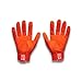 Under Armour Boys' Clean Up Baseball Gloves, (860) Dark Orange/Dark Orange/White, Medium