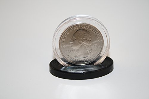 Single Coin Display Stands for Half Dollar or Quarter Capsules (Quantity: 25)
