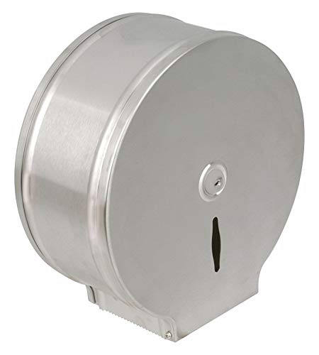 JVD Distributeur P.H. Jumbo 200 INOX brossé - pour Sanitaires Publics, Écoles, Hôtels et Restaurants - Matériel Professionel