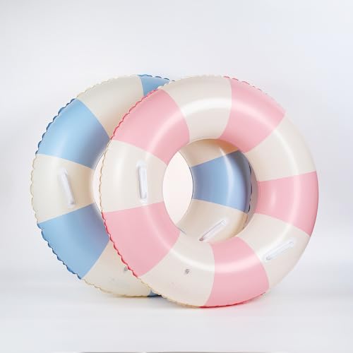 Image of 2 PCS Inflatable Pool Floats for Swimming Pool Party Lake Beach Adults - Floaties Pool Tubes Swim Rings Tubes Floaties for Beach Pool Party Decorations