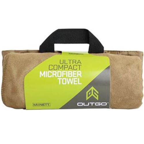 Outgo Microfiber Towel, 35 x 62 in, Mocha