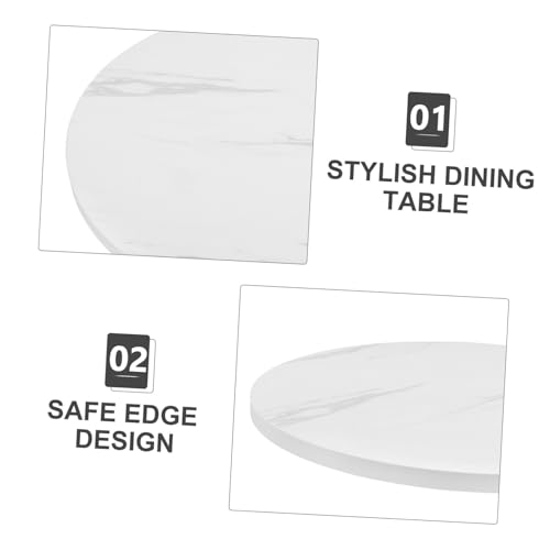 Plateau de remplacement rapide de table rond blanc pour réparer un meuble usé