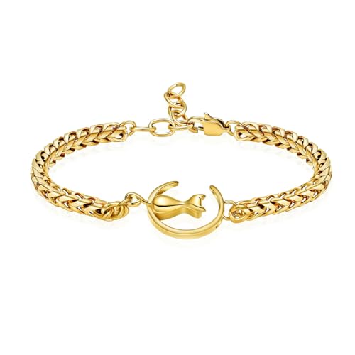 Bracelet urne pour chat pour cendres et souvenirs un bijou commémoratif pour elle