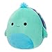 Squishmallows Original 12-Inch Cascade Teal Turtle with Tie-Dye Shell - Official Jazwares Plush