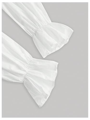 Floerns Girl's Bowknot Collar Patchwork Dress Long Sleeve A Line Short Graduation Dresses3