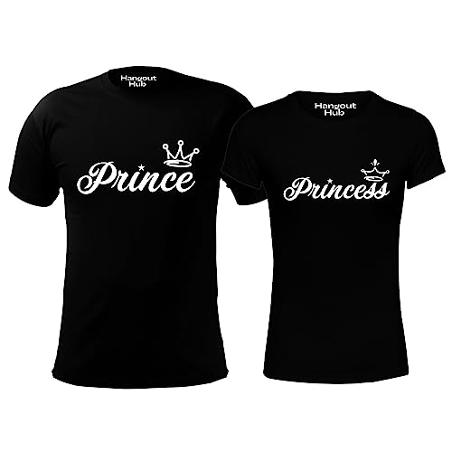 Image of Hangout Hub Sibling Tshirts Prince Princess Set 2