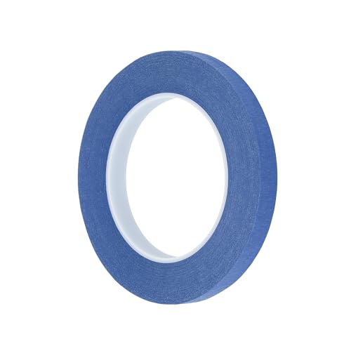 Image of 1 Pc Painters Tape Masking Master Tape Easy Removal Blue 5000x1.2x0.01cm / 54.68 Yards x 0.47 Inches x 140um