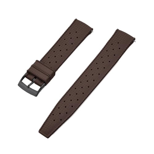 Bracelet montre FKM premium pour Seiko SRP777J1 style tropical caoutchouc fluoré