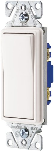 EATON Wiring 7501W-BOX 15-Amp 120-Volt Single-Pole Decorator, White #1