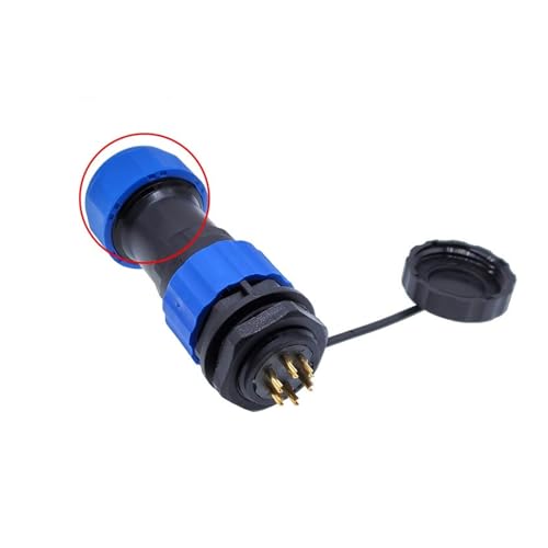 SP20 IP68 �h���R�l�N�^ 2/3/4/5/6/7/9/10/12/14 �s���R���Q�[�g�`���[�u�d���R�[�h�R�l�N�^�t�����W�\�P�b�g(6 pin)