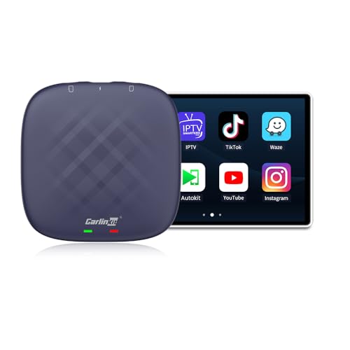 Carlinkit Android 13 CarPlay Ai Box 8GB+128GB Ultral Series with Powerful Qualcomm Octa-core Comes with Android Auto CarPlay & Google Play Only For Factory Wired CarPlay Cars