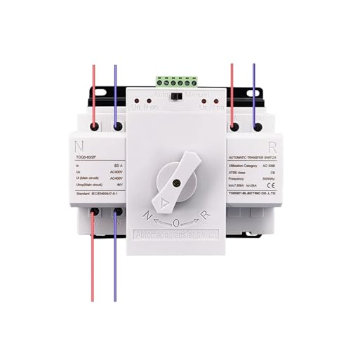 Commutateur de transfert automatique ATS 2P 63A pour double alimentation 230V