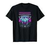 Stranger Things Group Shot Neon Triangle T-Shirt