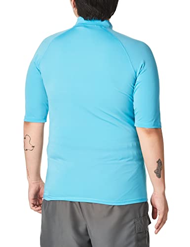 Image of Kanu Surf Men's Fiji UPF 50+ Short Sleeve Sun Protective Rashguard Swim Shirt
