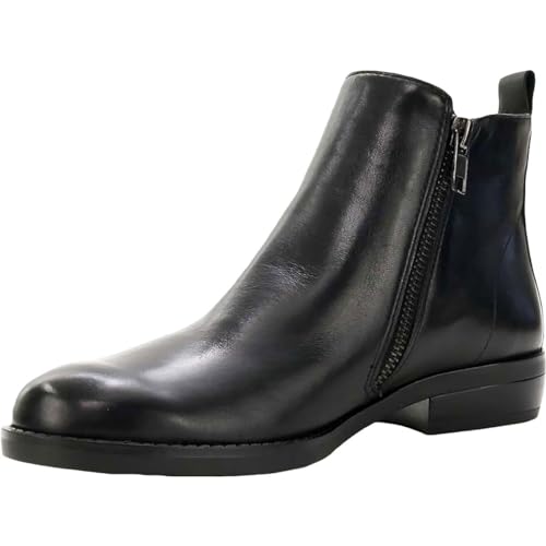 David Tate Womens Cubana Leather Flat Ankle Boots3