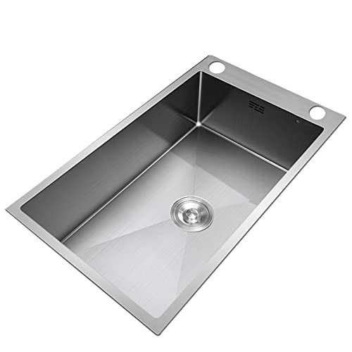 Évier de cuisine encastrable inox étroit pour kitchenette moderne
