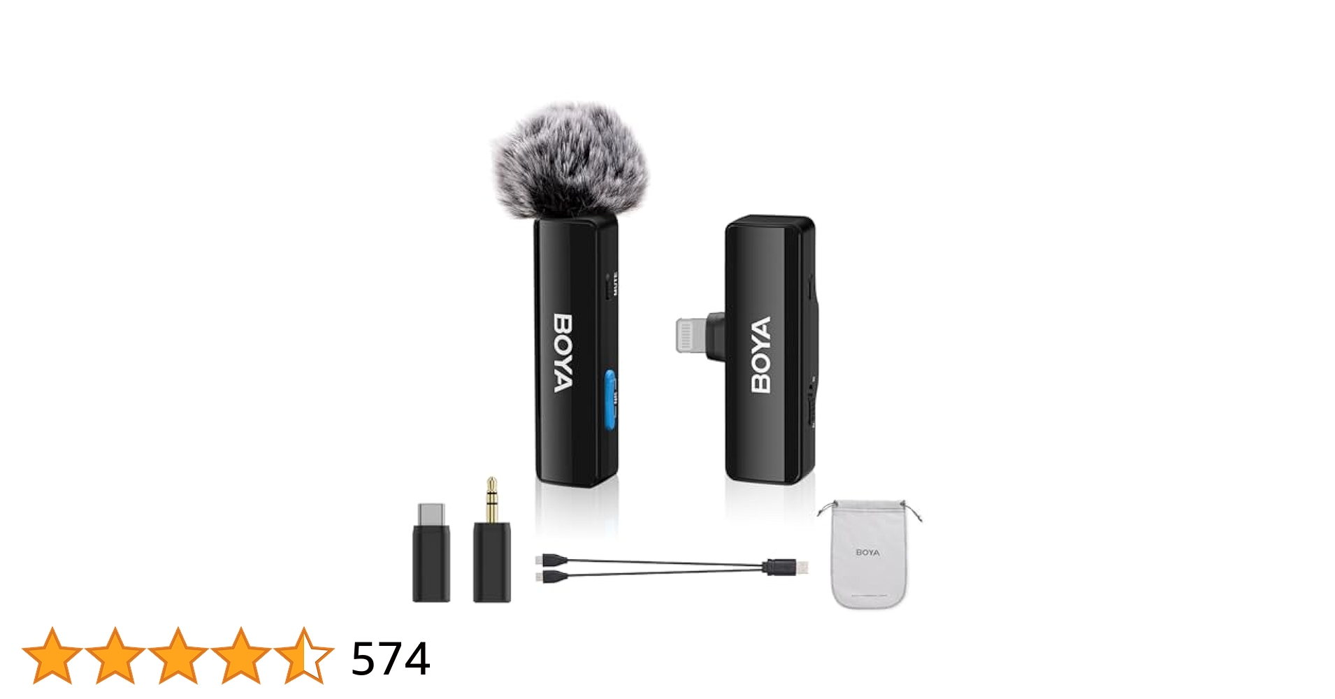 【美品】BOYALINK ピンマイク ワイヤレスマイク ホワイト 楽天市場】ワイヤレス マイク USB Lightning 2人同時使用可能