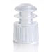 Globe Scientific 118127C Polyethylene Flange Plug Cap for Test Tubes, 12mm Size, Clear (Pack of 1000)