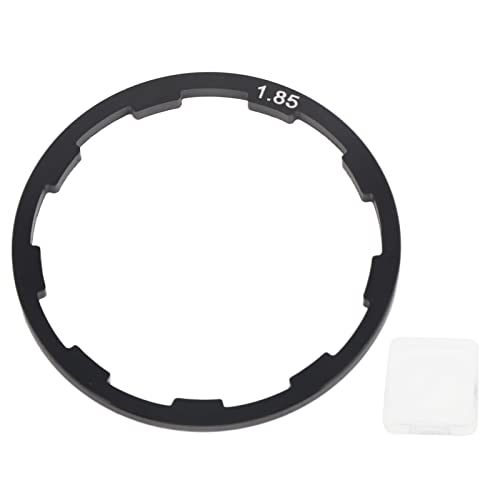 1.85mm Mountain Road Bike Flywheel Hub Spacer Lightweight Portable Gasket Bicycle Bottom Bracket Axle Washer Standard Aluminum Alloy Long Term Use for Mountain Road