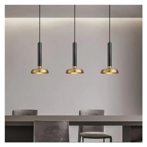 Lustre en cuivre scandinave au design épuré pour suspension de bar et chevet