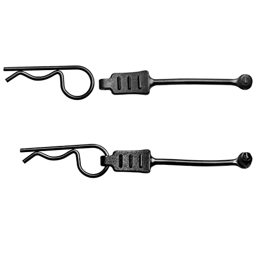 Gohobby Rc Body Clips With Pull Tabs For 1/10 1/12 1/14 Arrma Axial Scx10 Redcat Tamiya Hsp Himoto, 20-Pack (Black) #TOP2