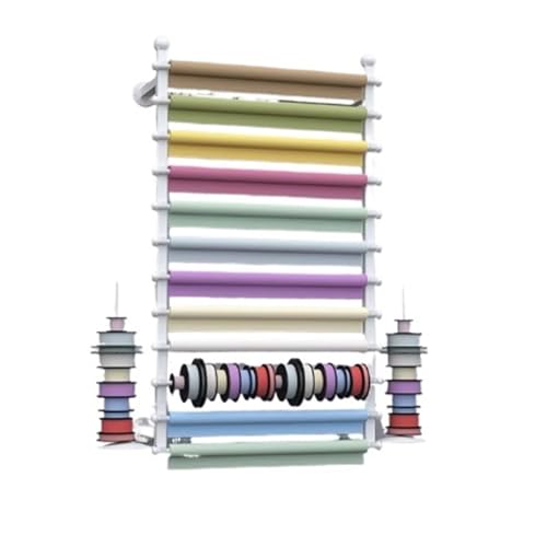 Gain de place pour magasin de vêtements et de fleurs avec ce support mural 12 couches