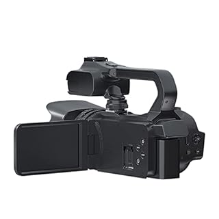 BGAZA Videocamera 4K Professionale Videocamera da 64 MP 4quot;Touch Screen Full UHD Vlog Streaming Camera Digital Recorder Webcam(No SD Card,with Microphone)