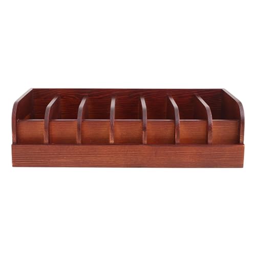 Fiocias Boîte de Rangement à 7 Compartiments pour Cravates et Ceintures (homme/femme), Idéale pour Les Tiroirs de Dressing.