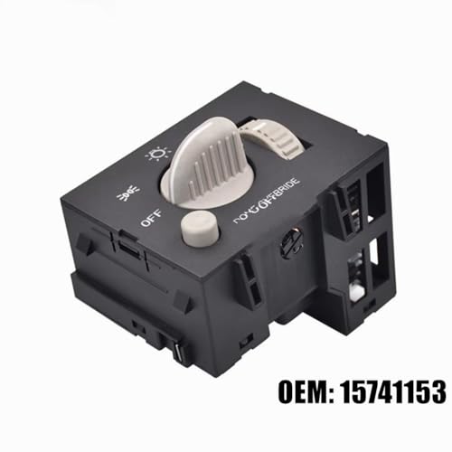 Interruptor de luces para Cadillac Escalade 99-00 regulador de faros con mando de salpicadero 15741153 3