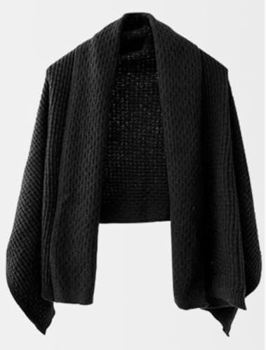 2025 New Shoulder Accessories Button-Detailed Knitted Cape Wrap 3-Way Wearable Scarf Cover Up Spring Fall Winter2