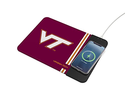 SOAR NCAA Wireless Charging Mouse Pad, Virginia Tech Hokies