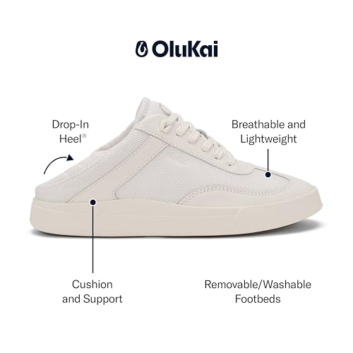 OLUKAI Ha'upu Hulu Women’s Court Sneakers, Tennis Shoes for Everyday Wear, All-Day Comfort & Supportive Shoe4