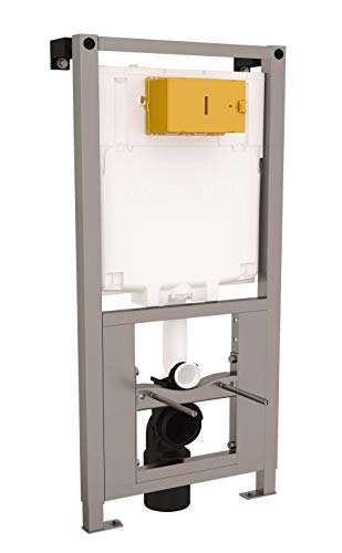Calmwaters® - Vorwandelement für Trockenbau inklusive Unterputz-Spülkasten mit 2-Mengen-Spülung für Wand-WCs - 36AD3160