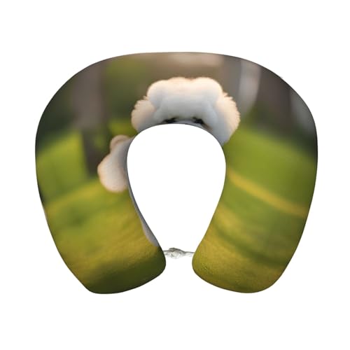 Almohada con espuma viscoelástica y diseño ergonómico miniatura 1