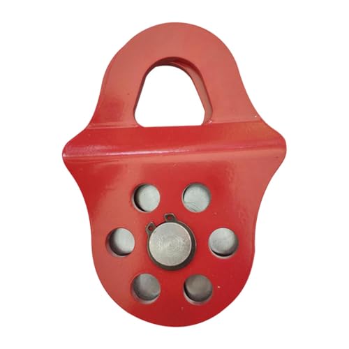 Mqetly 3 Ton Snatch Block Winch Pulley Towing Pulley Tackle Block Pulley Block for Industrial Tractor Garage Vehicle Marine